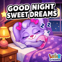 Sleepy Good Night GIF by Lucas and Friends by RV AppStudios