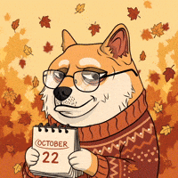 Shiba Inu Illustration GIF by Doge Pound