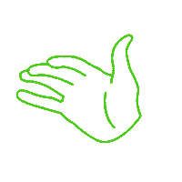 Hawaii Shaka Sticker by Aloha Exchange