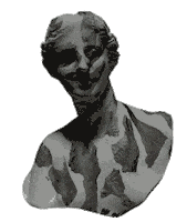 abstract digital art STICKER