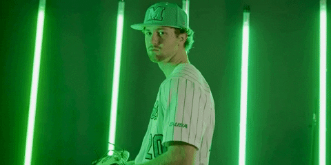 Baseball Ball GIF by Marshall University Athletics