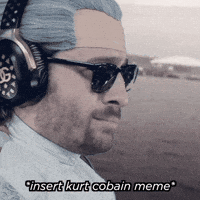 Disappointed Kurt Cobain GIF
