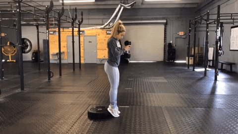 BamBamDoubleBB giphyupload narrow stance elevated heel goblet squat GIF