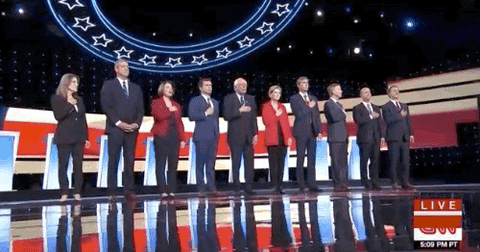 Dnc Debates 2019 2020 Race GIF by GIPHY News