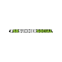Summersocial Sticker by Squashed Robot