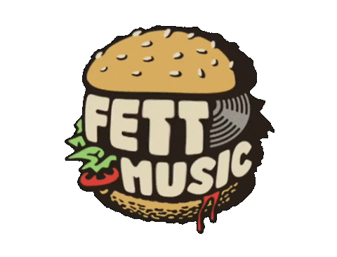Fettburger Sticker by Fett Music