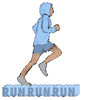 Happy Run Run Run Sticker