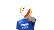 Sport Wink Sticker by SAMSUNG BLUEFANGS VOLLEYBALL CLUB