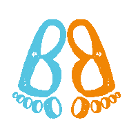 Bubto Logo Sticker by Bubbly Toes Barefoot