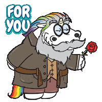 Vermisse Dich Love You Sticker by Pummeleinhorn