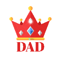 Fathers Day Love Sticker by Kidbea