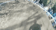 downhill racing mountain biking GIF