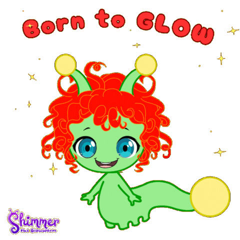 Glow Main Character Sticker by ShimmertheGlowworm