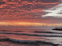 Playa Del Carmen Beach Sunrise GIF by CGTraveler - Carlos Garrido - Adventrgram