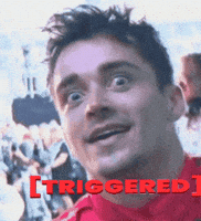 Charles Leclerc Horror GIF