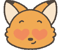 In Love Fox Sticker
