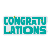 Congratulations Sticker by Flexge