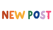 Rainbow Post Sticker