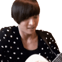 Happy Guitar Sticker