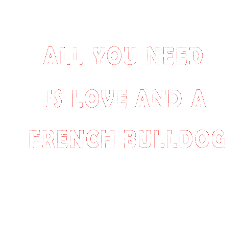 frenchiemania giphyupload love lovely bulldog Sticker