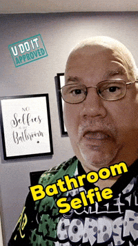 Bathroom Selfie GIF by No Cheese Records