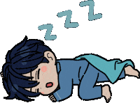 Sleep Bed Sticker