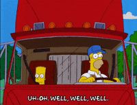 homer simpson truck GIF