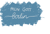 Berlin Gott Sticker by Meingottberlin