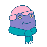 fireturtledesign crazy silly frog wacky Sticker