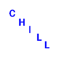 Chilling Chill Out Sticker by Claude Durand