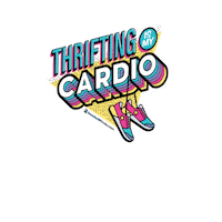 GoodwillFinds sustainable cardio thrifting upcycle Sticker