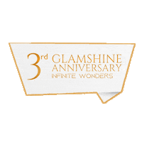 Glamshine Beauty Skincare Brand Glam Shine Infinitewonders Anniversary Sticker by Glam Shine