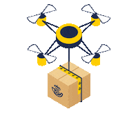 Drones Pedido Sticker by Correos