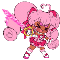 Magical Girl Flail Sticker