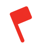 ON1Call red flag locate dig safe ontario one call Sticker