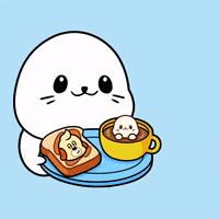 Good Morning Coffee GIF by Sappy Seals