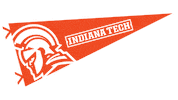 Warriors Pennant Sticker by Indiana Tech