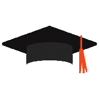 Graduation Grad Sticker by Indiana Tech