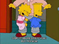 shrinking bart simpson GIF