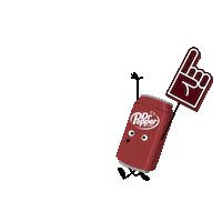 College Football Yes Sticker by Dr Pepper