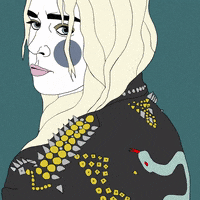 kimthesim sad cool illustration eyes GIF