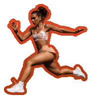 we_glow_app fitness workout exercise glowing Sticker