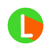 Orange Abc Sticker