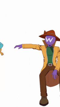 Sitting Number One GIF