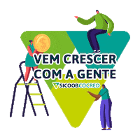 cocred sicoob cooperativa investimento financas Sticker