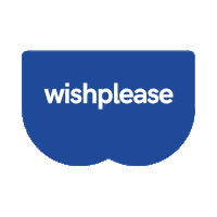 wishplease_id happy logo baby colorful Sticker