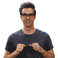 Excited Good Mythical Morning Sticker by Rhett and Link