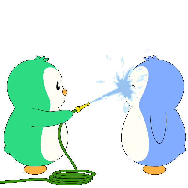 Face Penguin Sticker by Abster