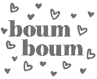 Boom Boom Heart Sticker by Peaa