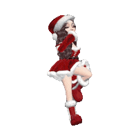 Cute Girl Natal Sticker by Bel Diniz